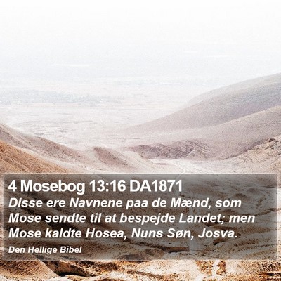4 Mosebog 13:16 DA1871 Bible Verse Image