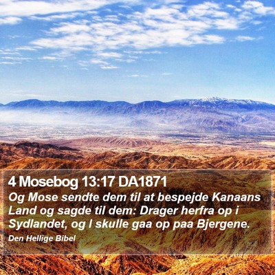 4 Mosebog 13:17 DA1871 Bible Verse Image