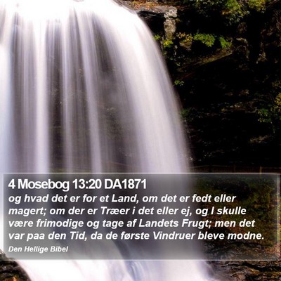4 Mosebog 13:20 DA1871 Bible Verse Image