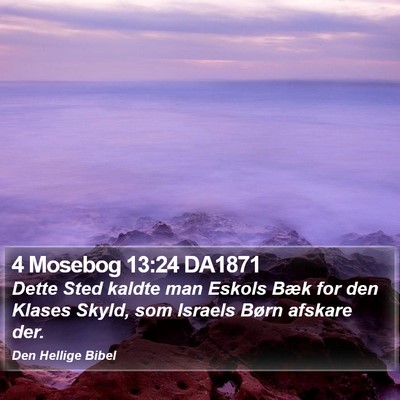 4 Mosebog 13:24 DA1871 Bible Verse Image