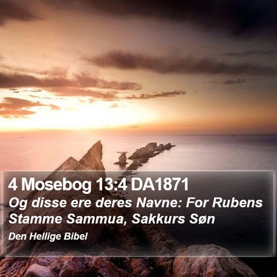4 Mosebog 13:4 DA1871 Bible Verse Image
