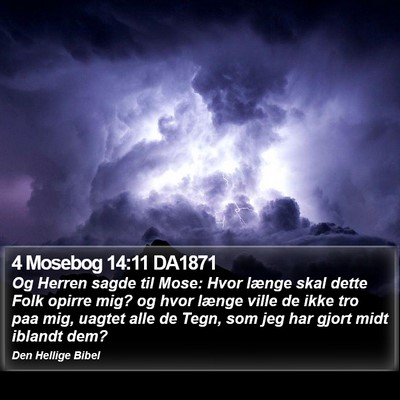 4 Mosebog 14:11 DA1871 Bible Verse Image