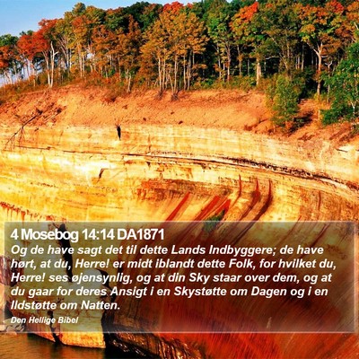 4 Mosebog 14:14 DA1871 Bible Verse Image