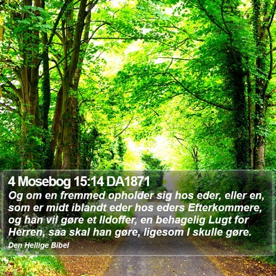 4 Mosebog 15:14 DA1871 Bible Verse Image