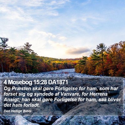 4 Mosebog 15:28 DA1871 Bible Verse Image