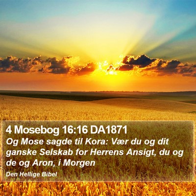 4 Mosebog 16:16 DA1871 Bible Verse Image