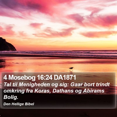 4 Mosebog 16:24 DA1871 Bible Verse Image