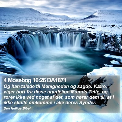 4 Mosebog 16:26 DA1871 Bible Verse Image