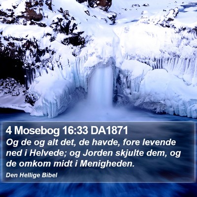 4 Mosebog 16:33 DA1871 Bible Verse Image