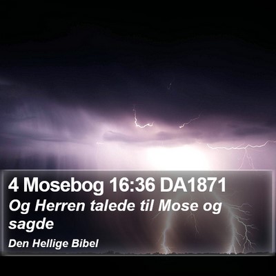4 Mosebog 16:36 DA1871 Bible Verse Image