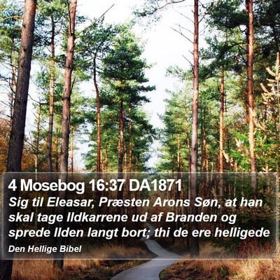 4 Mosebog 16:37 DA1871 Bible Verse Image