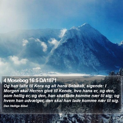 4 Mosebog 16:5 DA1871 Bible Verse Image