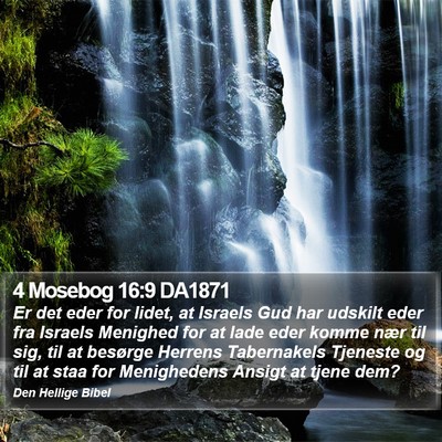 4 Mosebog 16:9 DA1871 Bible Verse Image