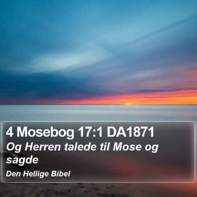 4 Mosebog 17:1 DA1871 Bible Verse Image