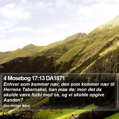 4 Mosebog 17:13 DA1871 Bible Verse Image