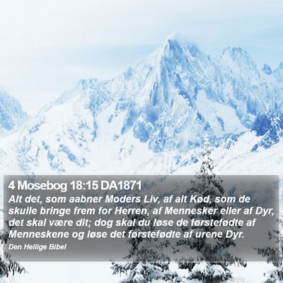 4 Mosebog 18:15 DA1871 Bible Verse Image