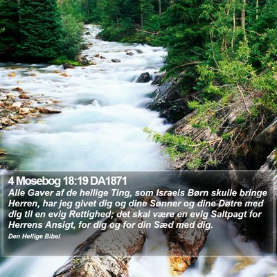 4 Mosebog 18:19 DA1871 Bible Verse Image