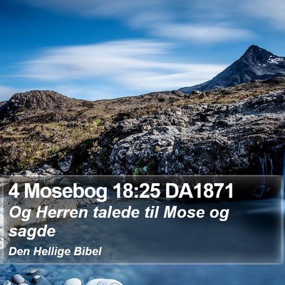 4 Mosebog 18:25 DA1871 Bible Verse Image