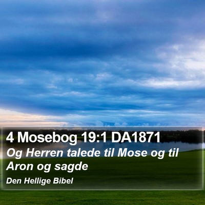 4 Mosebog 19:1 DA1871 Bible Verse Image