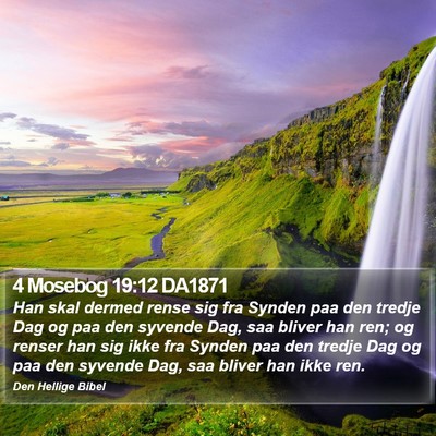 4 Mosebog 19:12 DA1871 Bible Verse Image