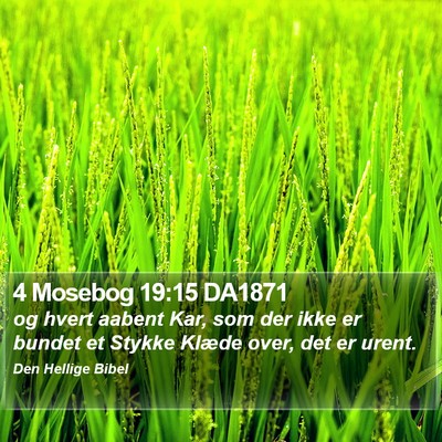 4 Mosebog 19:15 DA1871 Bible Verse Image