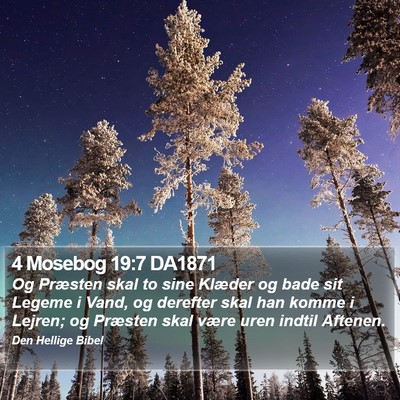 4 Mosebog 19:7 DA1871 Bible Verse Image