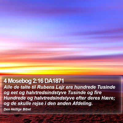 4 Mosebog 2:16 DA1871 Bible Verse Image