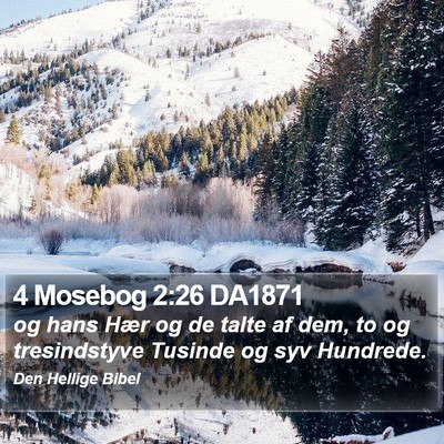 4 Mosebog 2:26 DA1871 Bible Verse Image