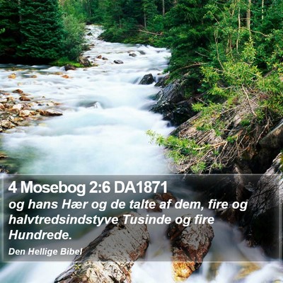 4 Mosebog 2:6 DA1871 Bible Verse Image