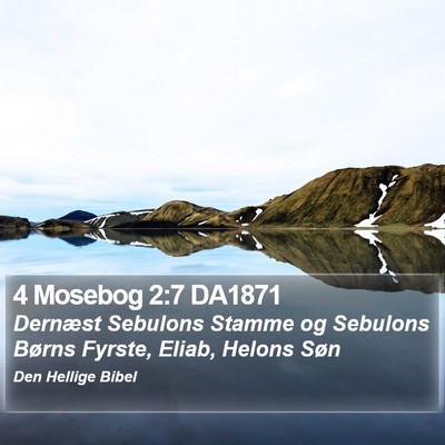 4 Mosebog 2:7 DA1871 Bible Verse Image