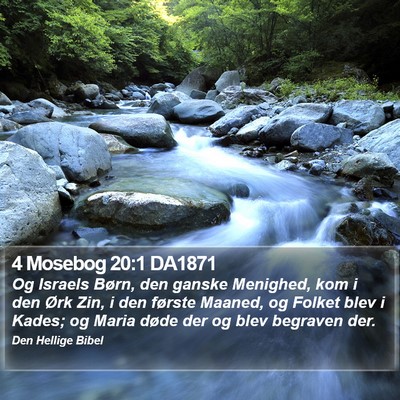 4 Mosebog 20:1 DA1871 Bible Verse Image