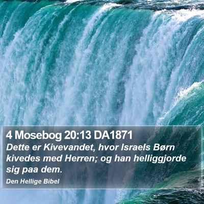 4 Mosebog 20:13 DA1871 Bible Verse Image