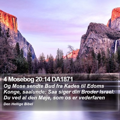 4 Mosebog 20:14 DA1871 Bible Verse Image
