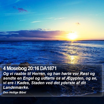 4 Mosebog 20:16 DA1871 Bible Verse Image