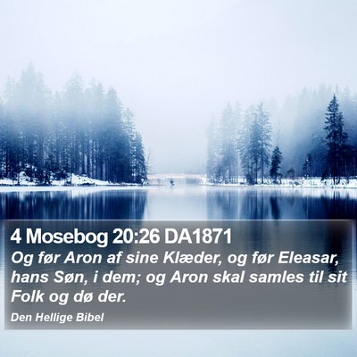 4 Mosebog 20:26 DA1871 Bible Verse Image