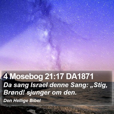 4 Mosebog 21:17 DA1871 Bible Verse Image