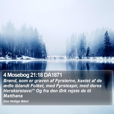 4 Mosebog 21:18 DA1871 Bible Verse Image