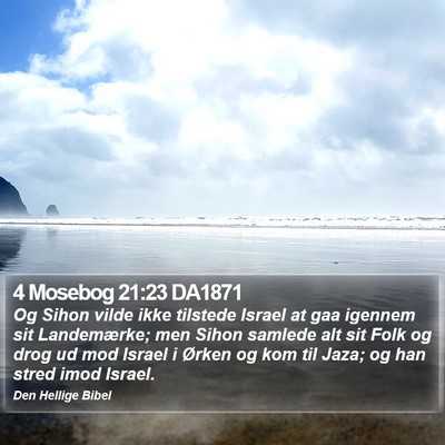 4 Mosebog 21:23 DA1871 Bible Verse Image