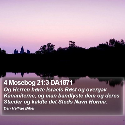 4 Mosebog 21:3 DA1871 Bible Verse Image