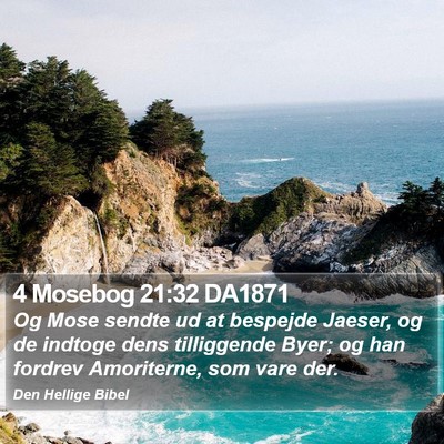 4 Mosebog 21:32 DA1871 Bible Verse Image