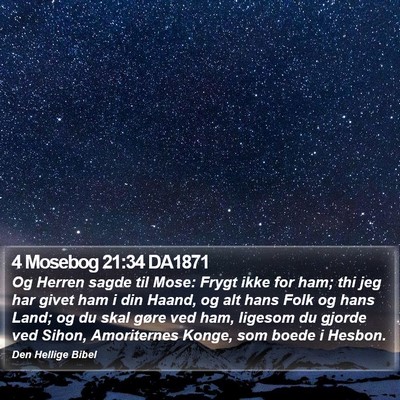 4 Mosebog 21:34 DA1871 Bible Verse Image