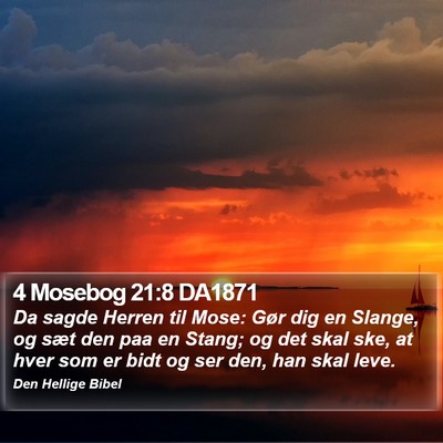 4 Mosebog 21:8 DA1871 Bible Verse Image