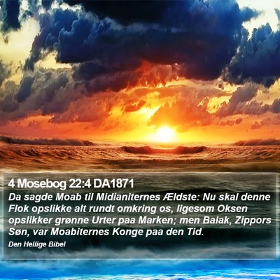 4 Mosebog 22:4 DA1871 Bible Verse Image