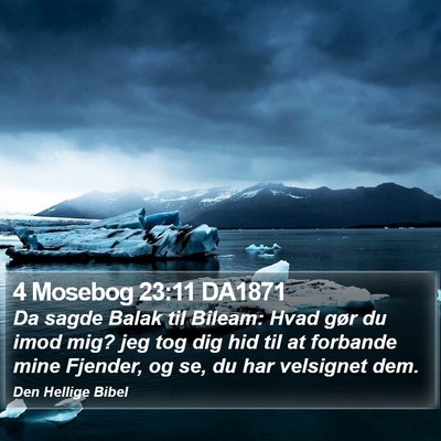 4 Mosebog 23:11 DA1871 Bible Verse Image