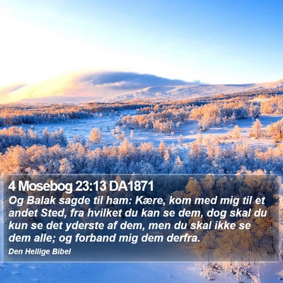 4 Mosebog 23:13 DA1871 Bible Verse Image