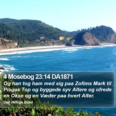 4 Mosebog 23:14 DA1871 Bible Verse Image