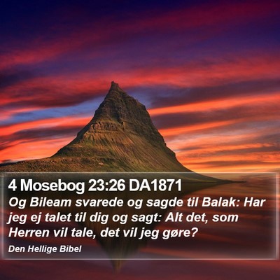 4 Mosebog 23:26 DA1871 Bible Verse Image