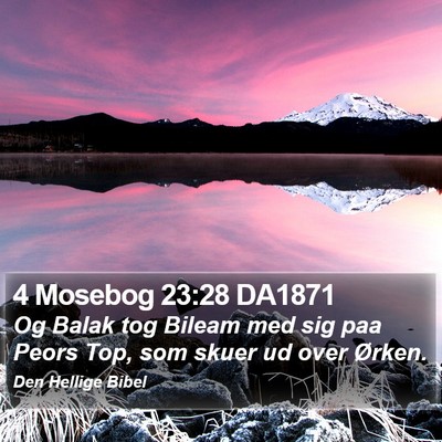 4 Mosebog 23:28 DA1871 Bible Verse Image
