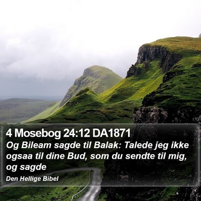 4 Mosebog 24:12 DA1871 Bible Verse Image