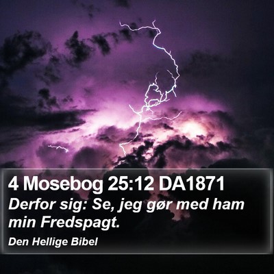 4 Mosebog 25:12 DA1871 Bible Verse Image